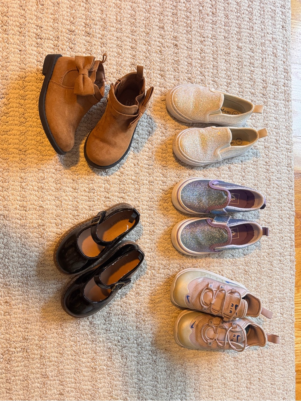 Toddler girl size 7 shoes bundle